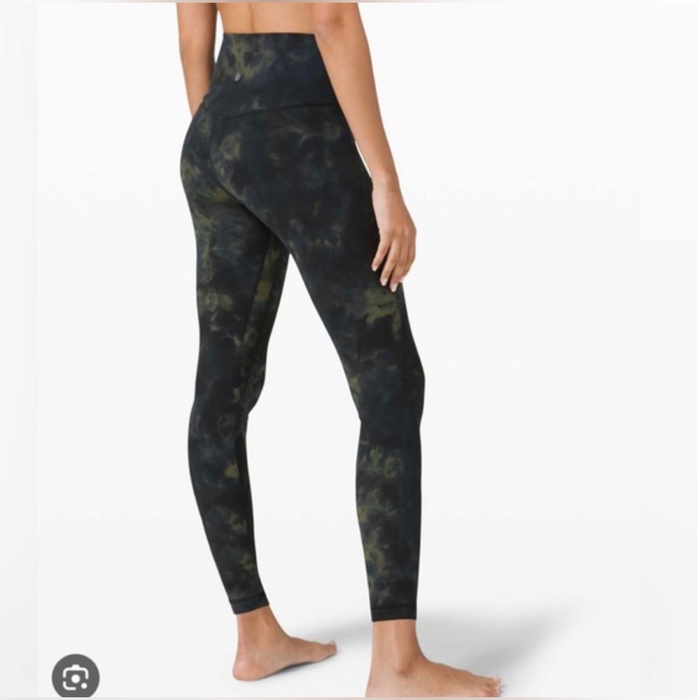 Lululemon Align 28" High-Rise Pant, Green Diamond Dye, size 4